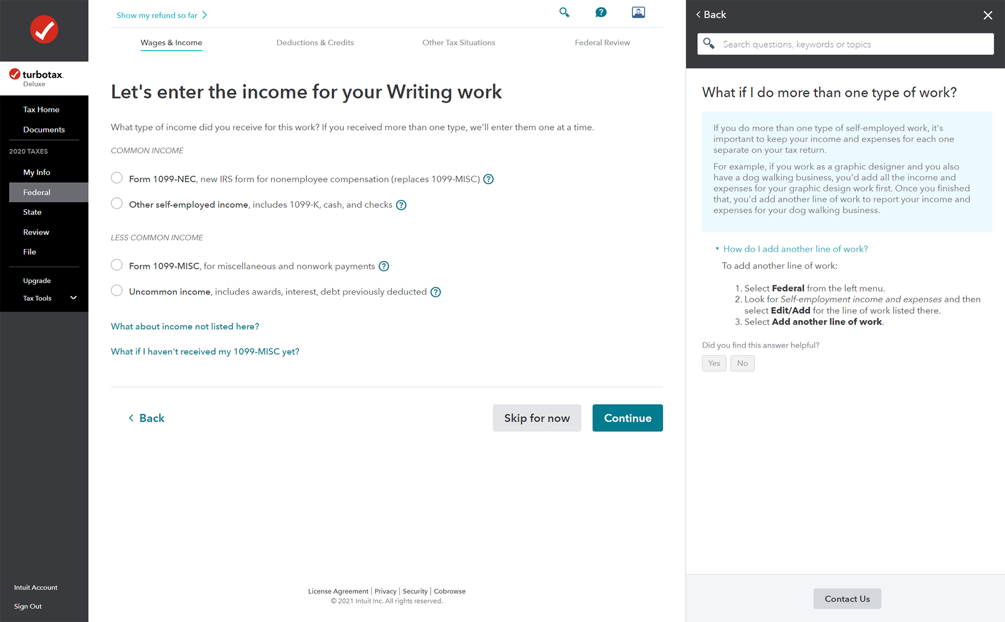 TurboTax Deluxe 2020 review