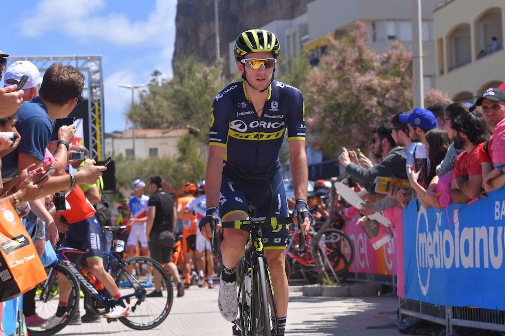 Adam Yates on stage 4 of the Giro d'Italia