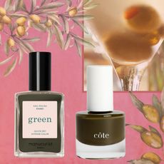 olive green nails (1)