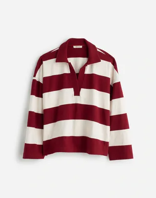 MW, Rugby Polo Tee in Stripe