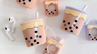 Fun AirPods cases: Cases evoking bubble tea drinks