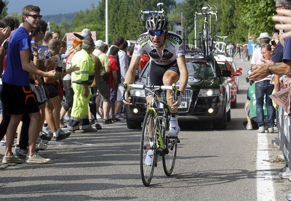 2009 Giro champion Denis Menchov (Geox-TMC) cracked the top-10, finishing in 7th on the day.