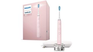 Philips Sonicare DiamondClean review: pink electric toothbrush with box