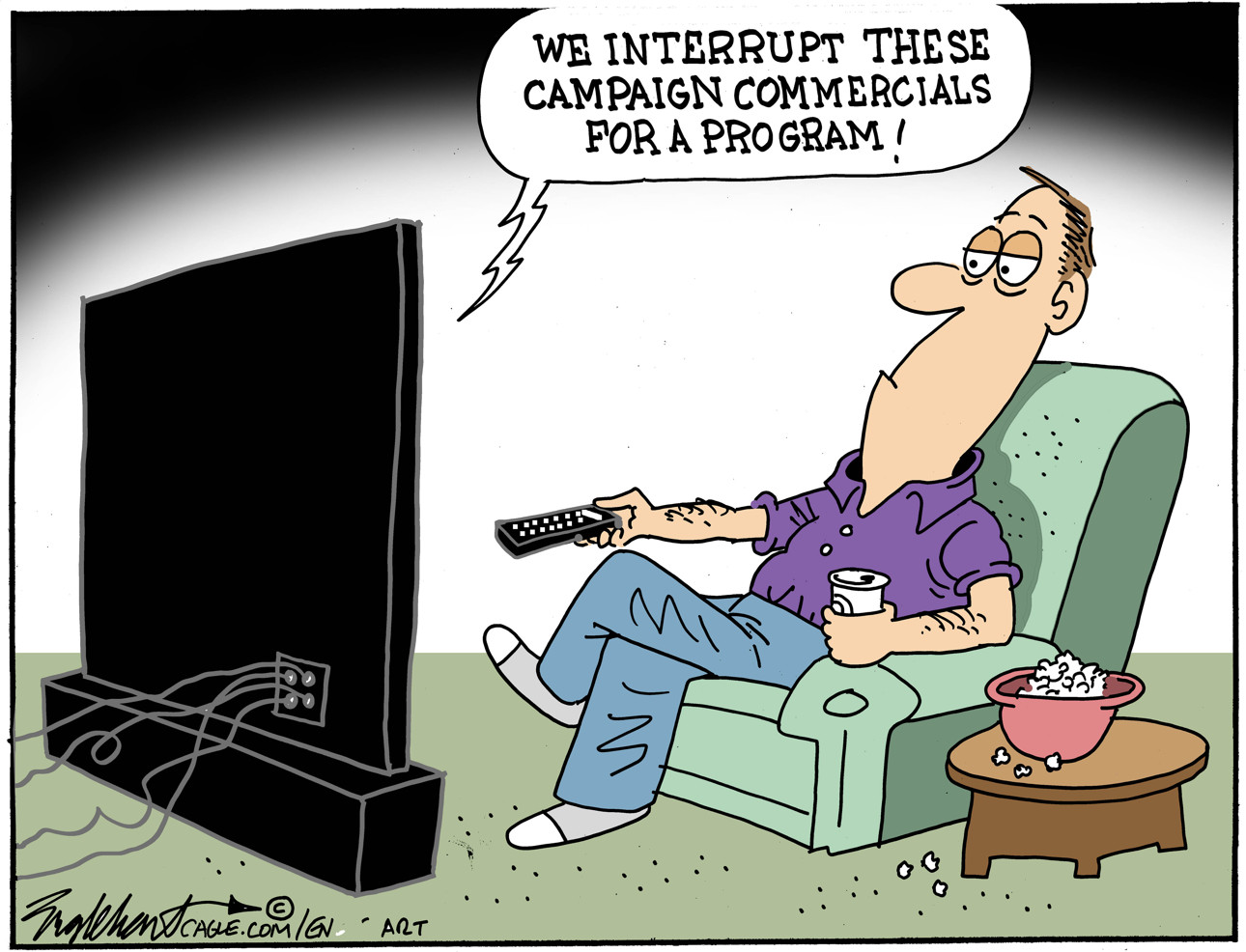 Political cartoon