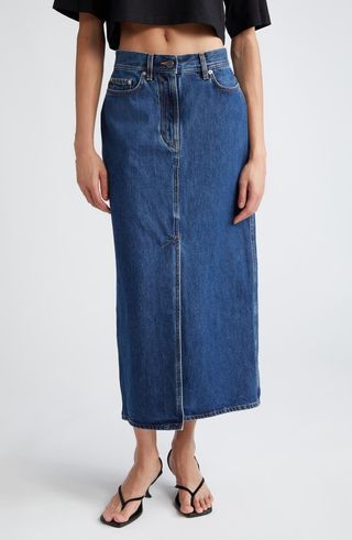 Rona Denim Maxi Skirt