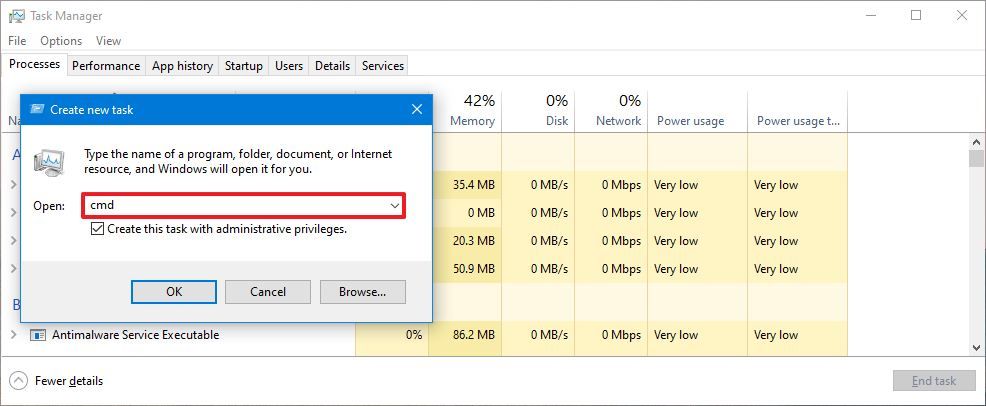 How to launch Command Prompt (standard and admin) on Windows 10 ...