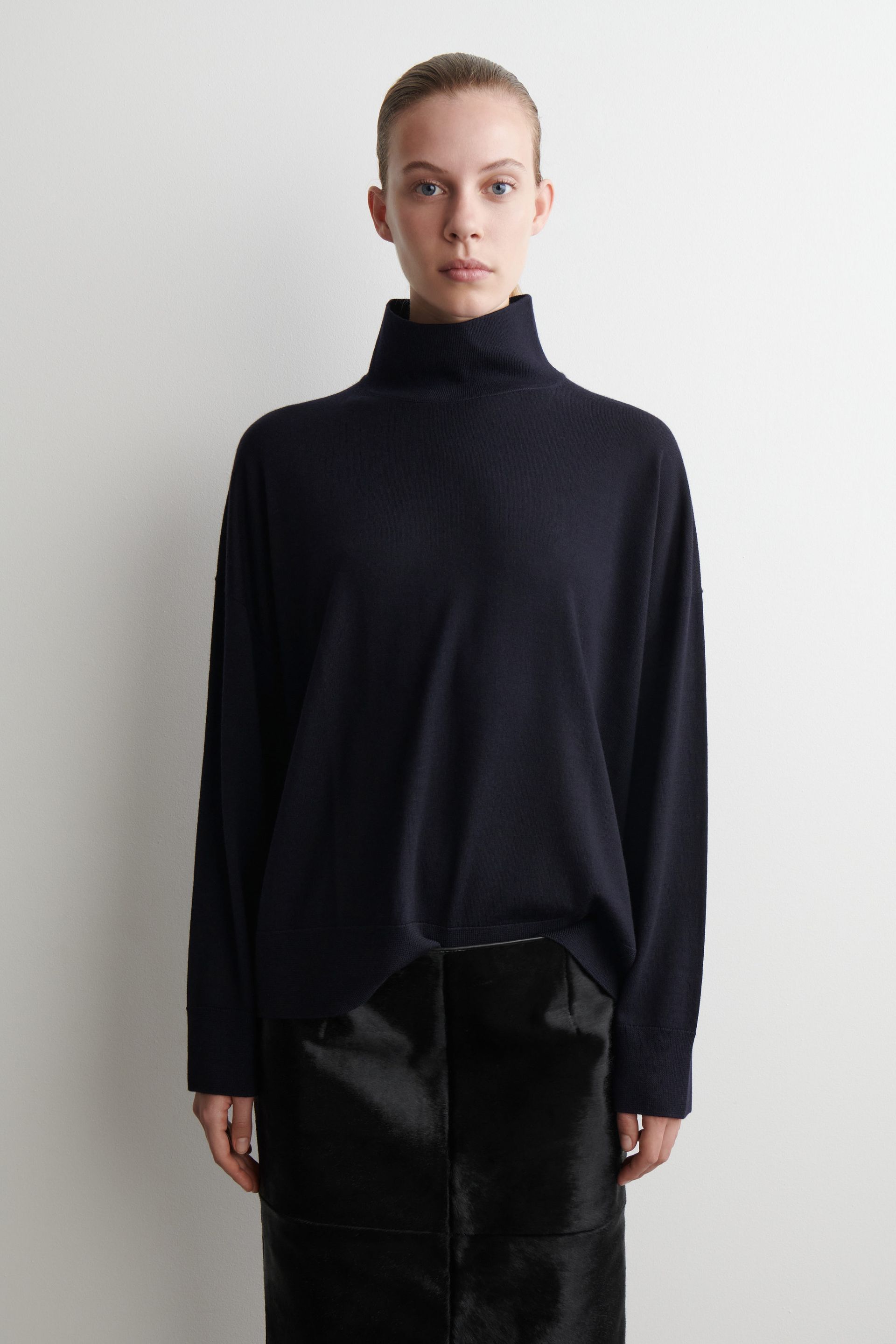 Merino Wool Turtleneck Jumper