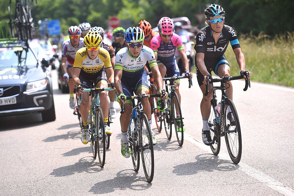 Orica-GreenEdge leading the group