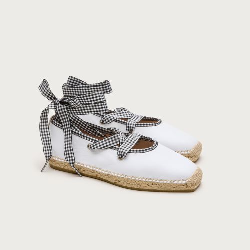 Made-In-Spain Sophie Lace-Up Espadrilles