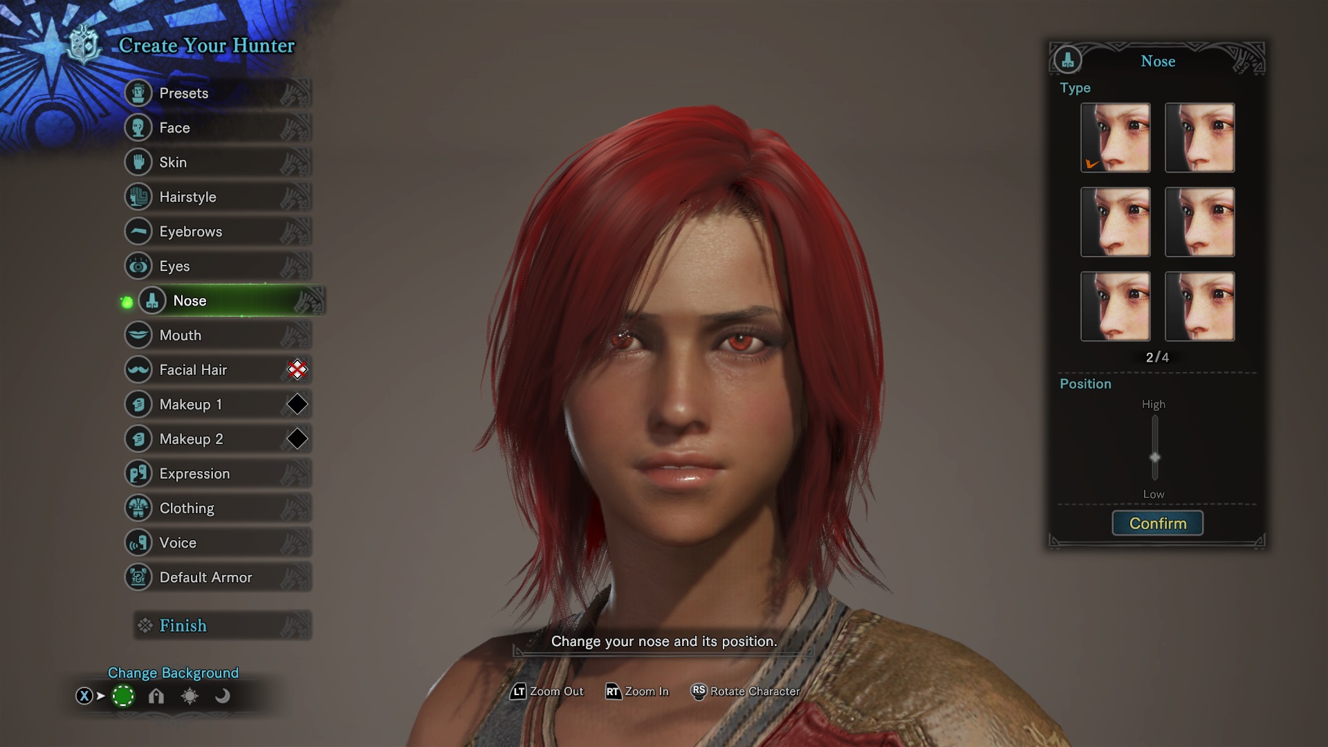 monster hunter world pc character creation