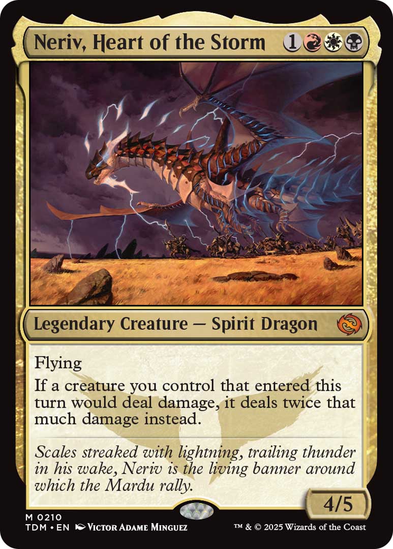 A card from the Tarkir: Dragonstorm set