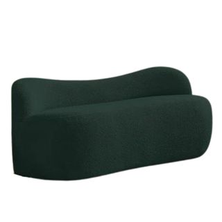 Jimmey Flair Boucle Fabric Bench