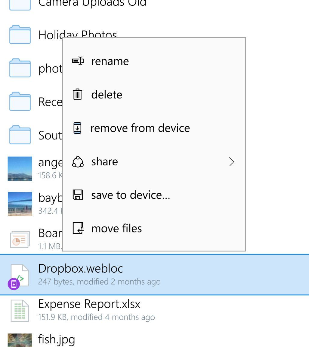File Actions