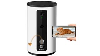 Owlet Home Smart Dog Camera with treat tossing(BLACK), WiFi connecting(2.4G  & 5G), 1080p HD Camera, Live Video Streaming, Auto Night Vision, 2-Way