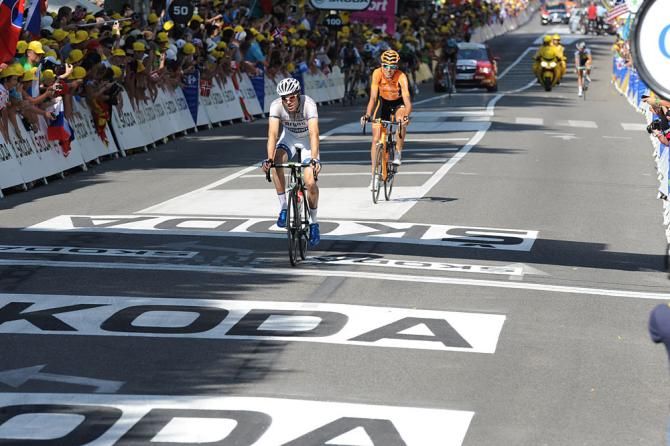 Tom Dumoulin (Argos Shimano) finishes up