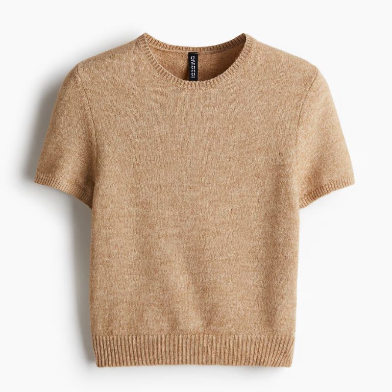 H&amp;amp;M, Fine-knit T-shirt