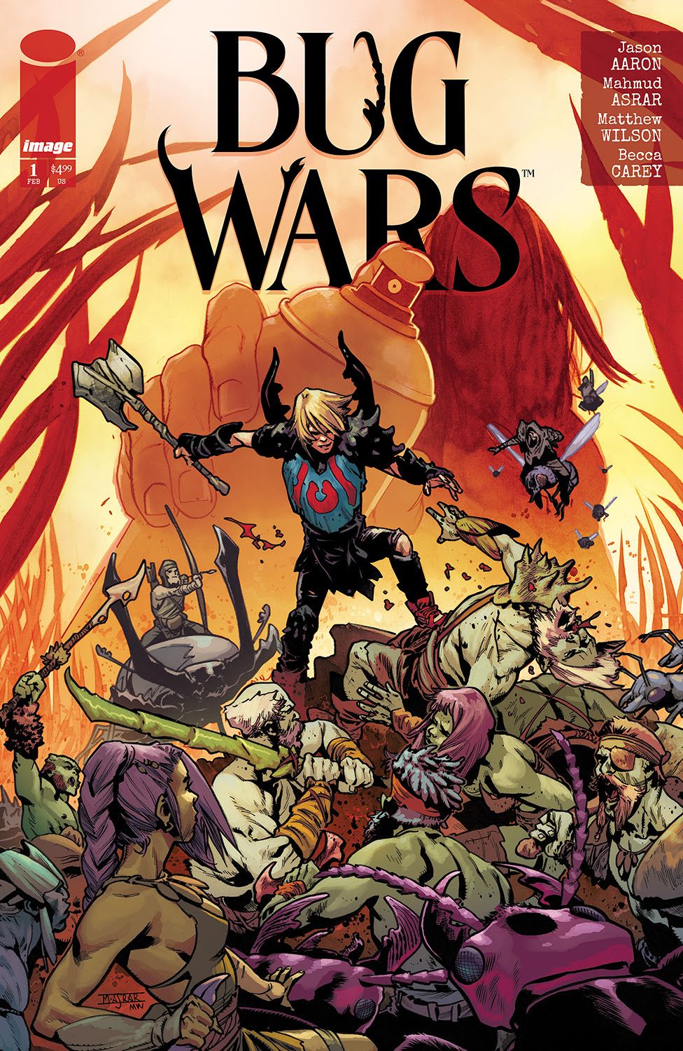 Covers for Bug Wars #1.