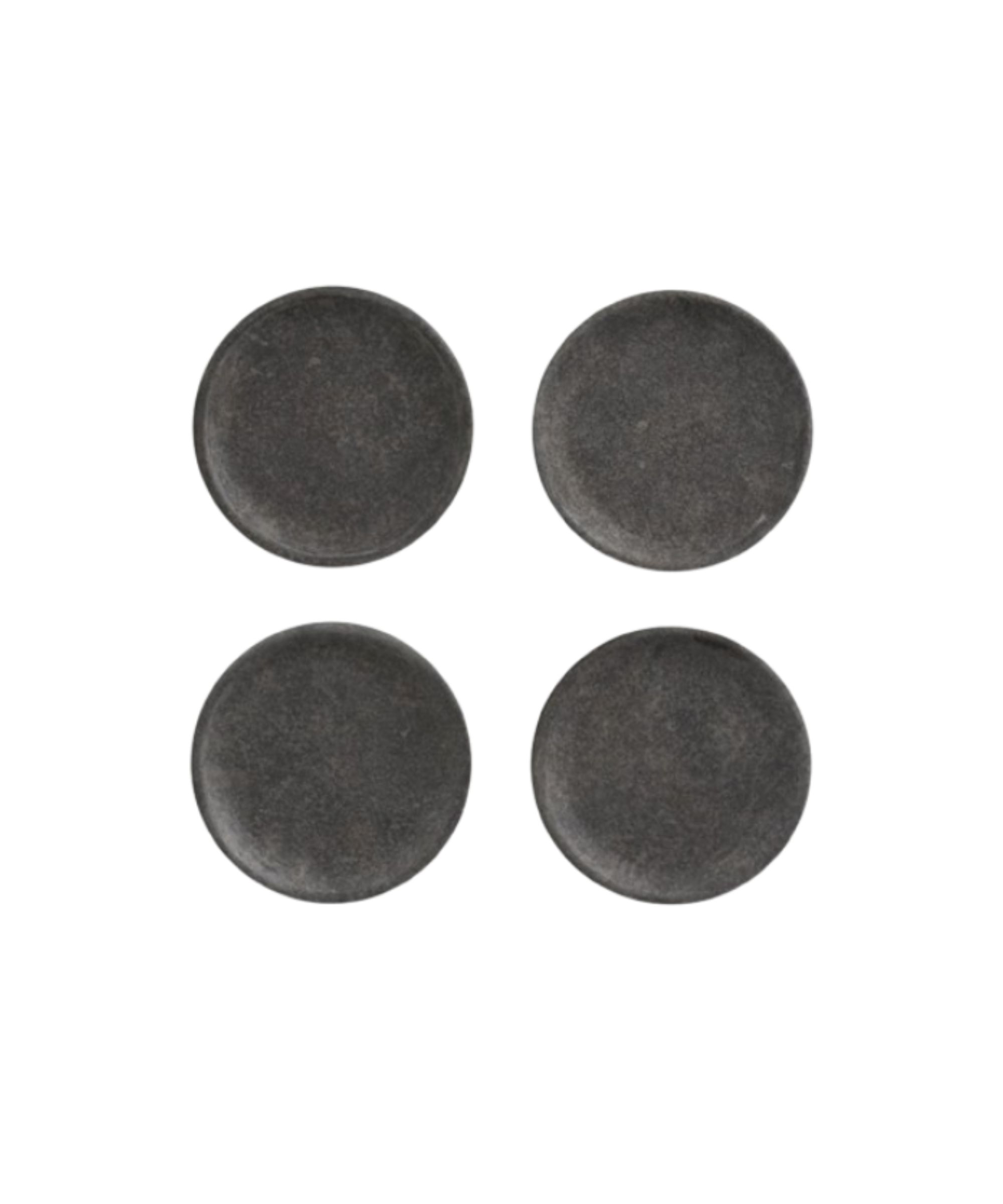 Four grey coasters