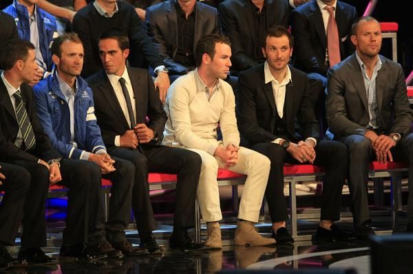 Alberto Contador, Michele Scarponi, Mark Cavendish, Ivan Basso, Thor Hushovd