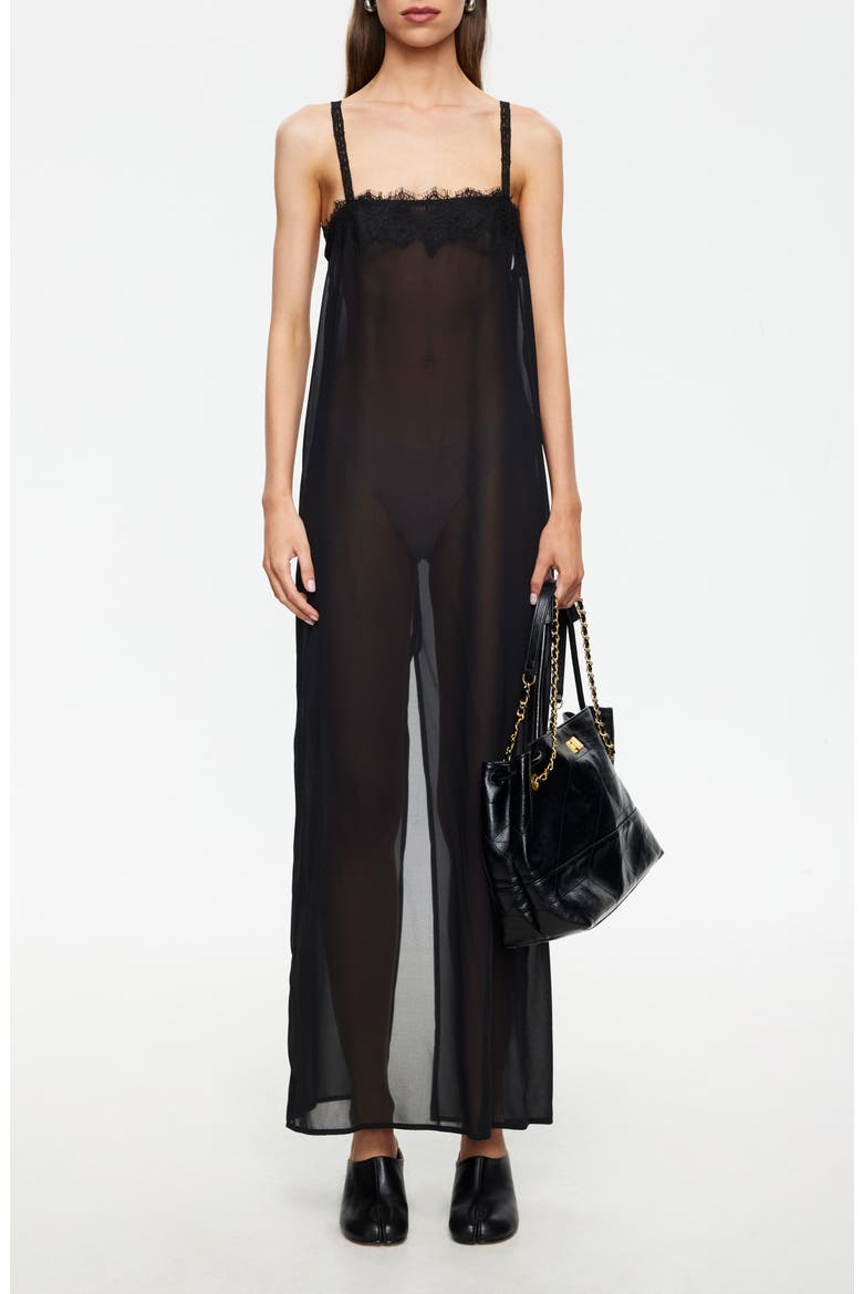 Glacial Sheer Maxi Dress