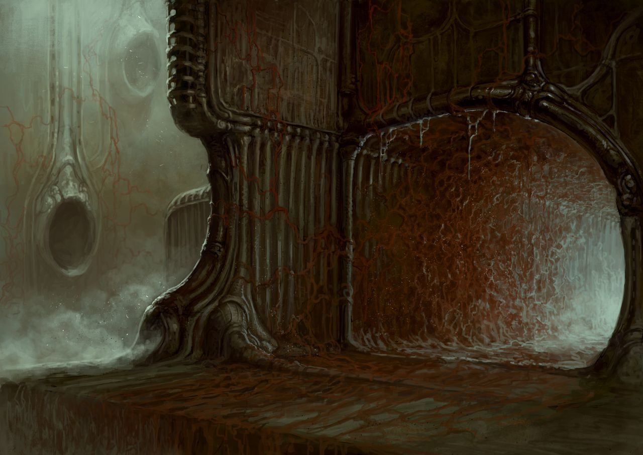 Concept art for Scorn.