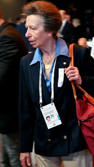 Princess Anne, Princess Royal arrives on the first day of the 141st IOC Session in Mumbai