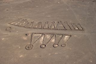 Aerial photographs and ground inspection of the keyhole pendants in Saudi Arabia reveal more details of the enigmatic structures.