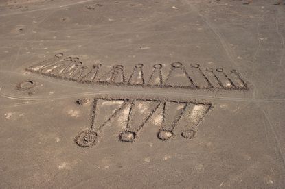 Aerial photographs and ground inspection of the keyhole pendants in Saudi Arabia reveal more details of the enigmatic structures.