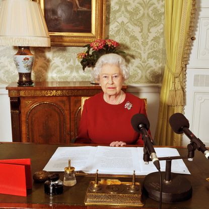 Queen Elizabeth II Records Commonwealth Day Broadcast