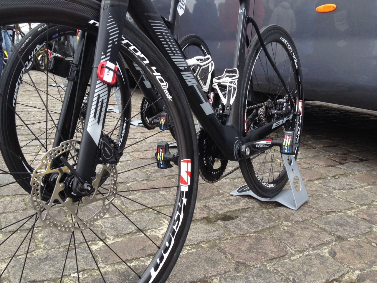 The Direct Energie riders are all using disc brakes