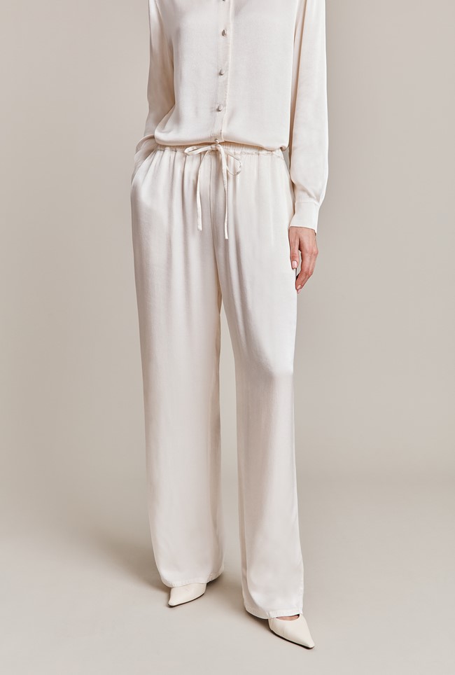 Imogen Satin Wide Leg Trousers
