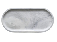 24. Binoster White Ceramic Marble Tray | £11.99