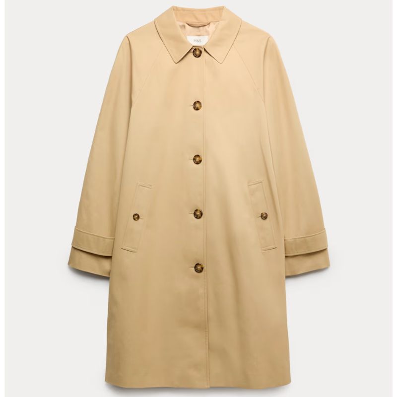 M&amp;amp;S, Pure Cotton Car Coat