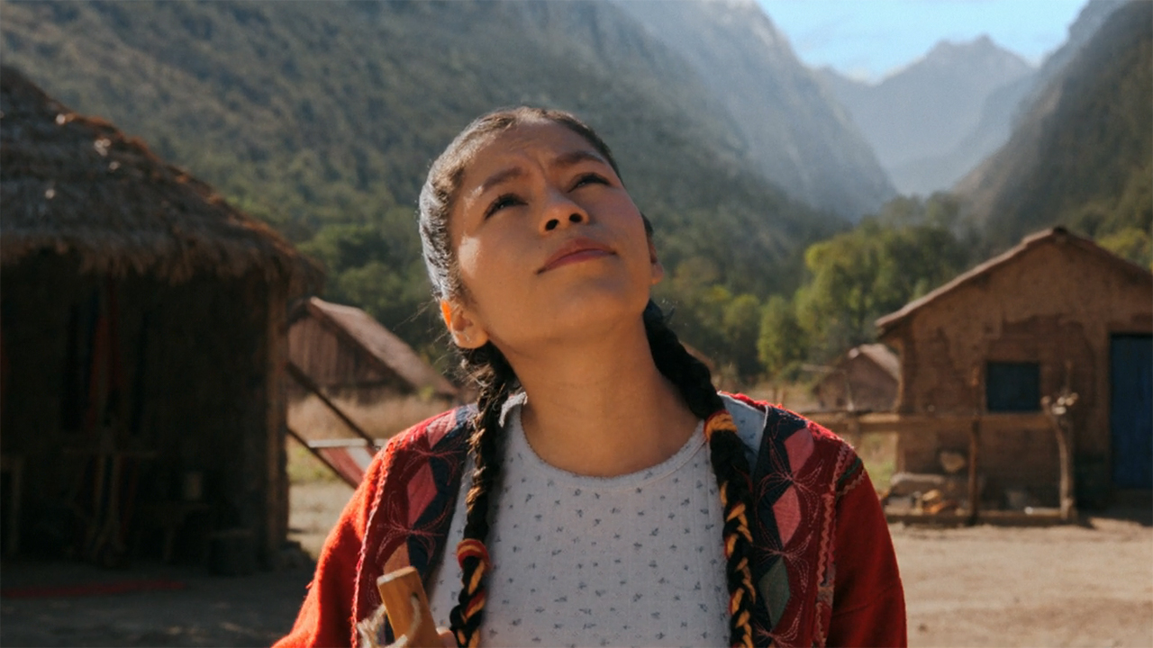 Kusimayu looking up at the sky in Pluribus episode 9