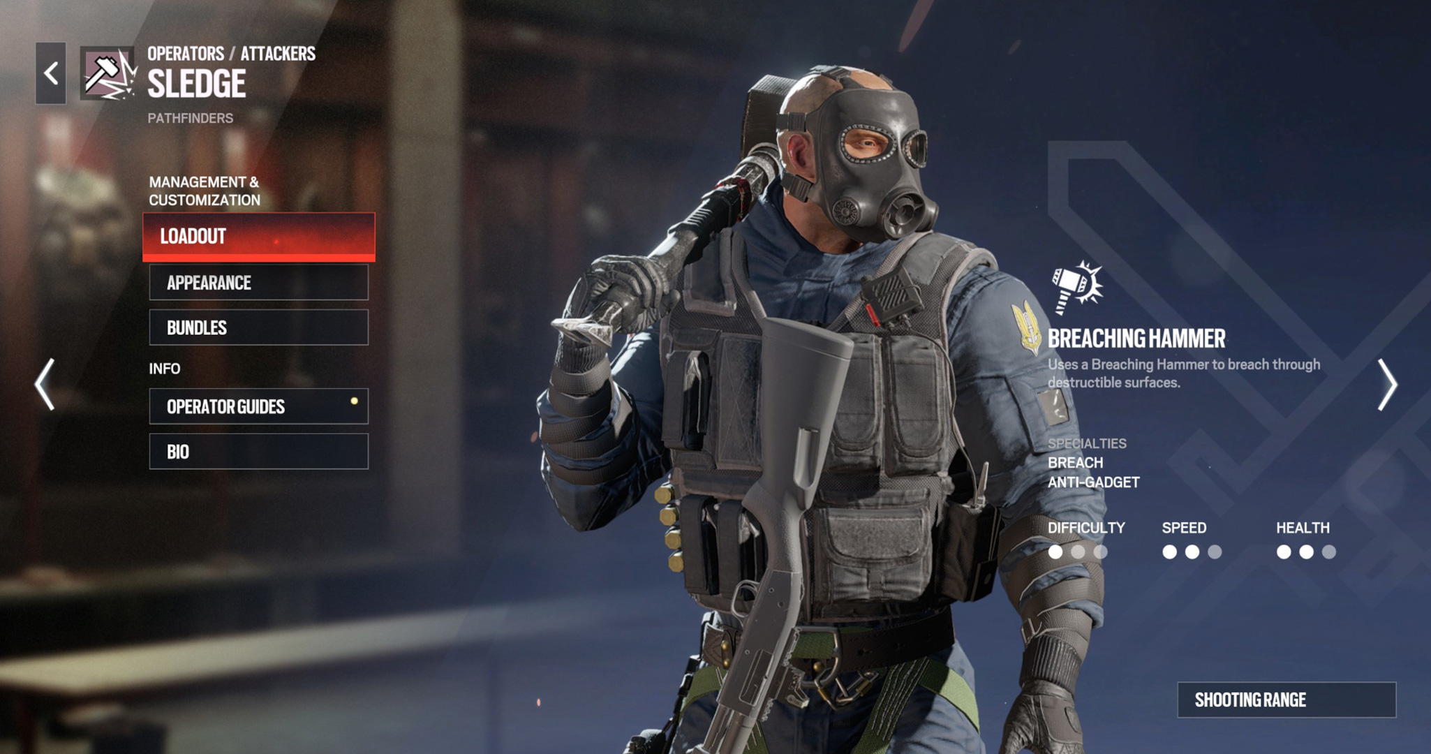 Rainbow Six Siege X Operators - Sledge