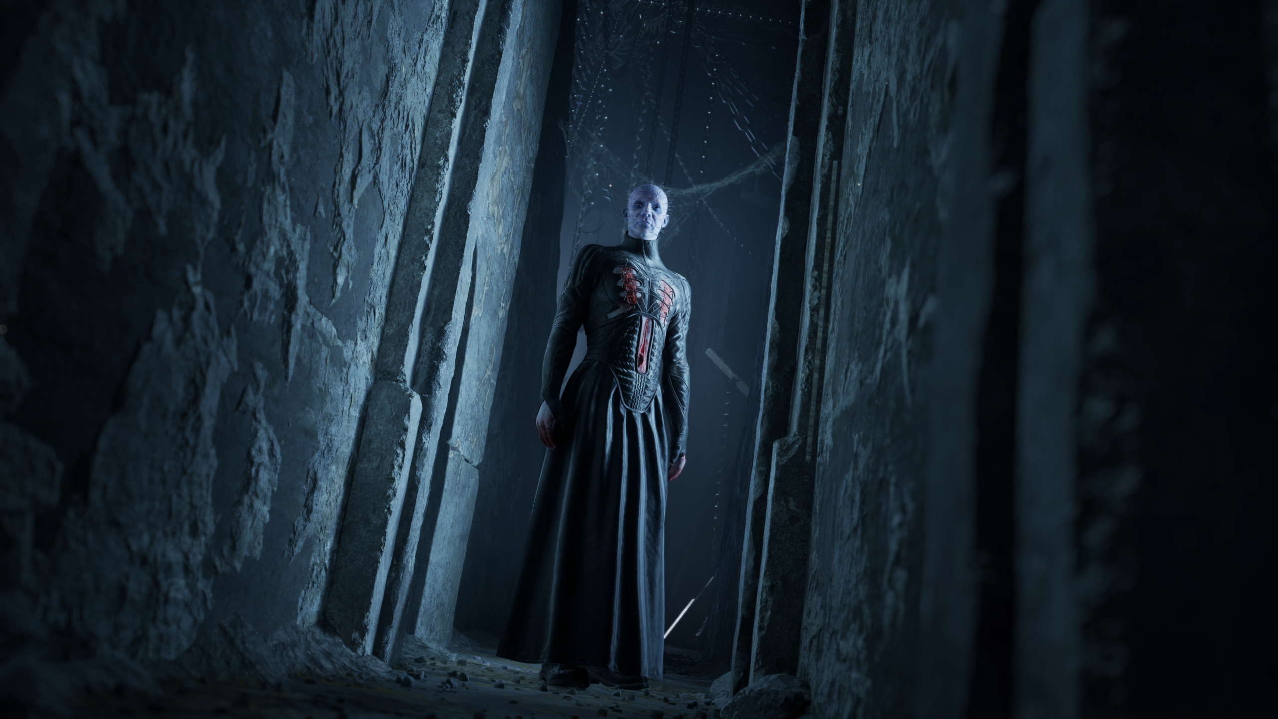 Screens from a horror game