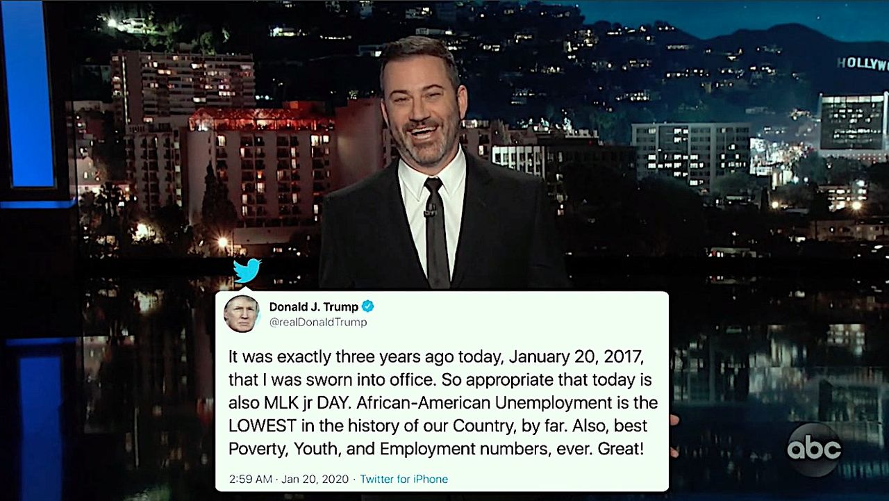 Jimmy Kimmel on Trump&amp;#039;s 3rd anniversary