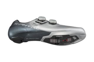 Shimano's S-Phyre RC903S road shoe in limited edition silver colorway