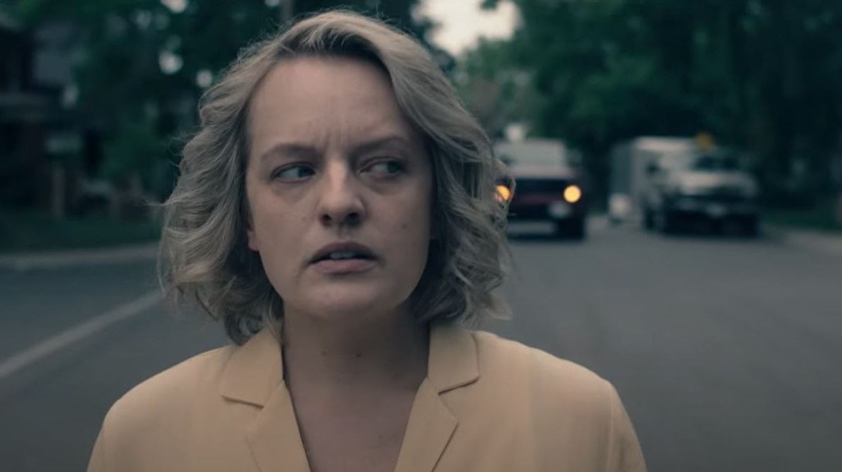 Elisabeth Moss in The Handmaid&#039;s Tale season 5 finale