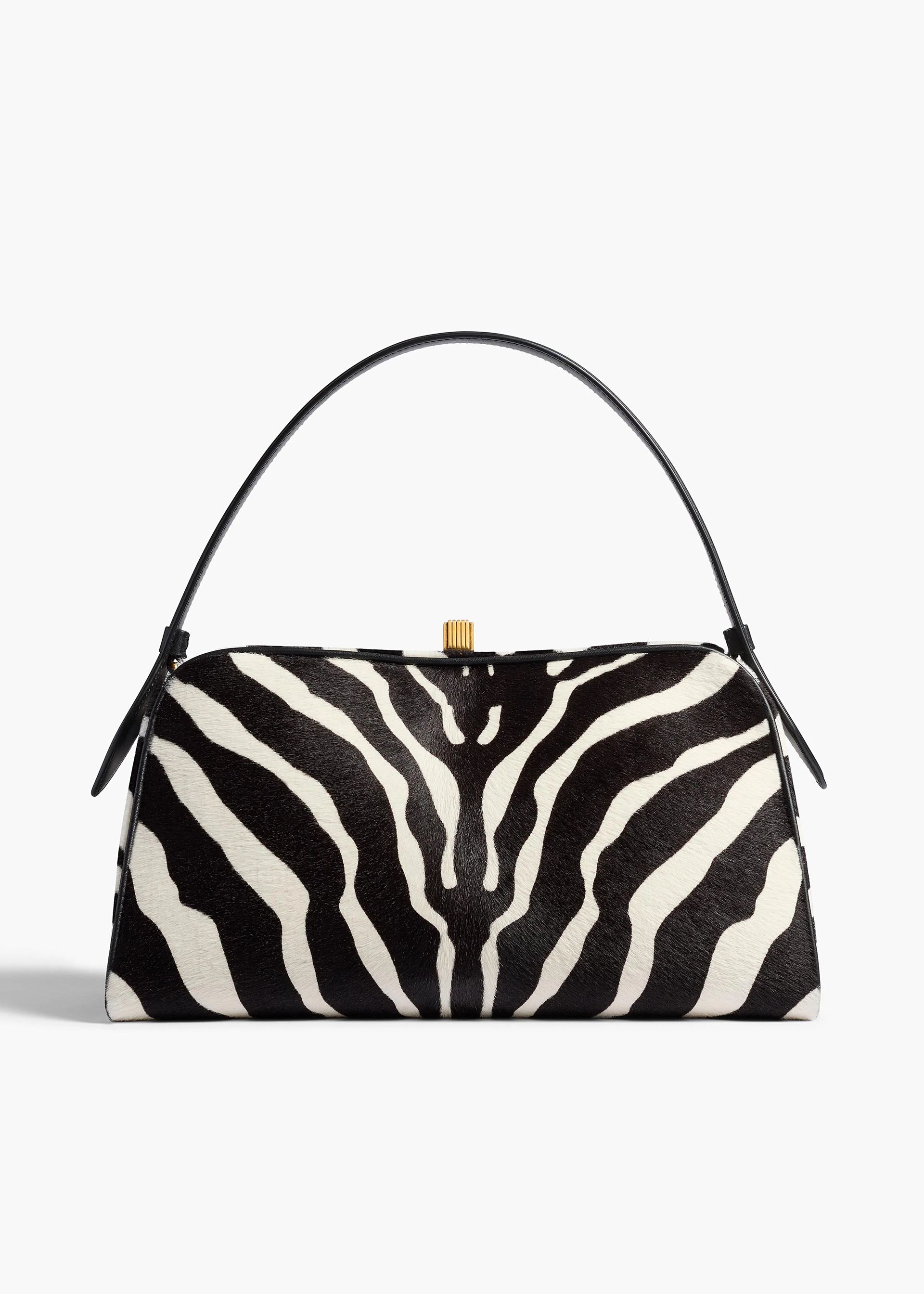 Khaite, Cate Bag in Zebra Print Haircalf