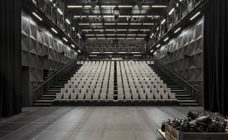 State-of-the-art stage and seating area