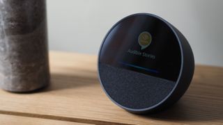 an amazon echo spot device