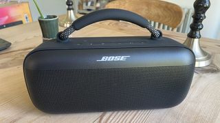 Bose SoundLink Max on a kitchen table