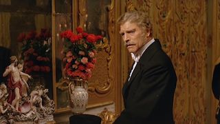 Burt Lancaster dressed as a regal but aging prince in The Leopard