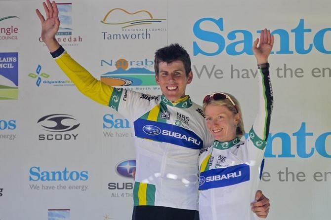 Mark O'Brien (Budget Forklifts) and Ruth Corset (Pensar-Hawk) held onto their NRS leads after the Santos North Western Tour.