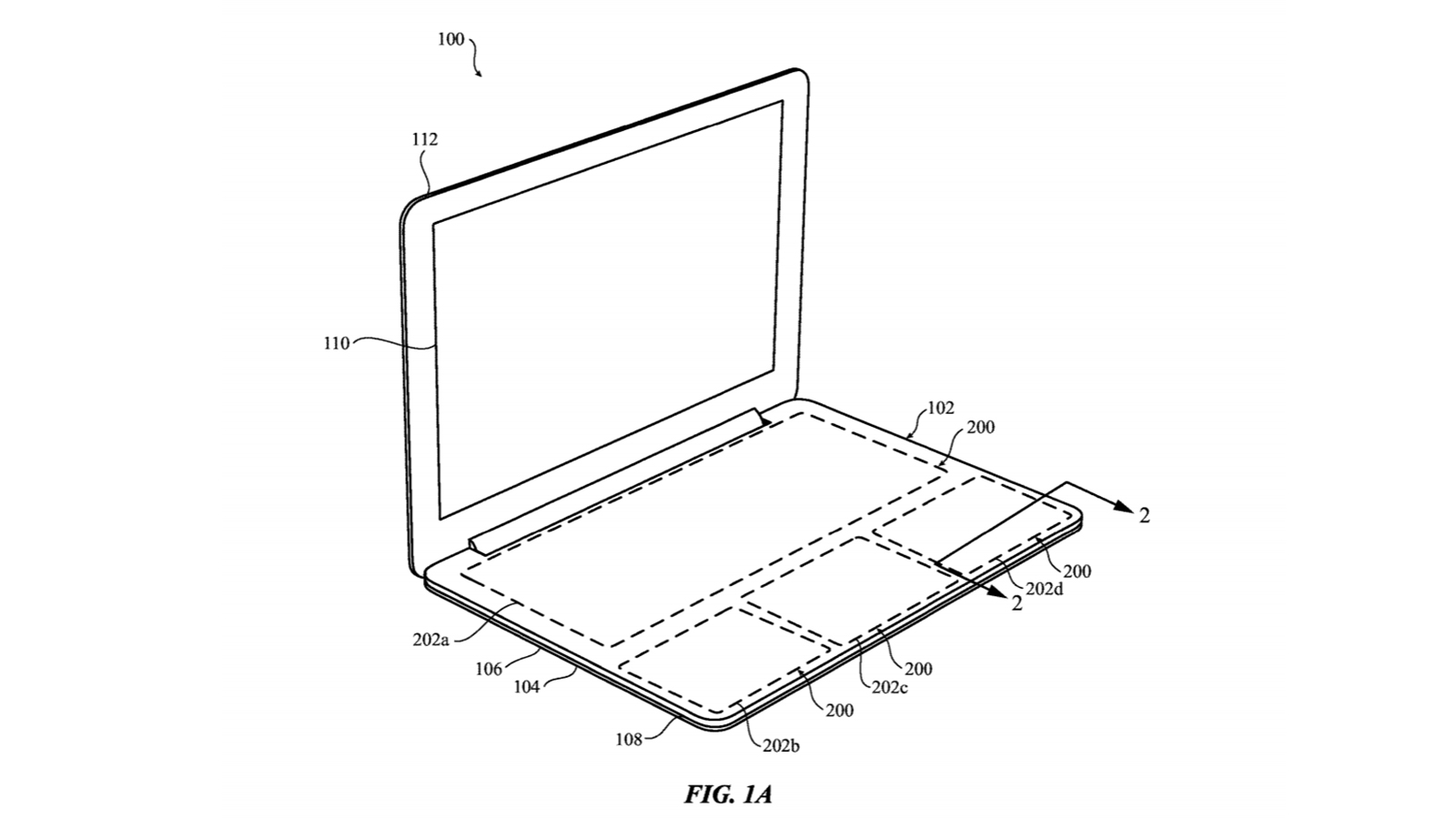 Apple Patent Diagrams For A Laptop With A Solid State Keyboard