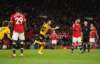 Joao Moutinho fired Wolves to a 1-0 win at Old Trafford