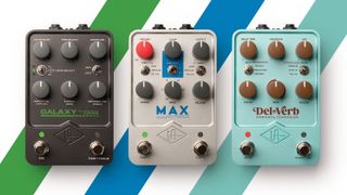 Universal Audio’s latest trio of pedals delivers studio-quality compression, reverb and tape delay effects.
