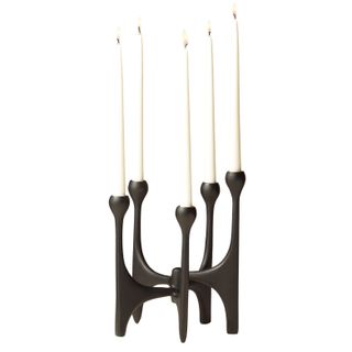 Cinq Black Multi Taper Candle Holder