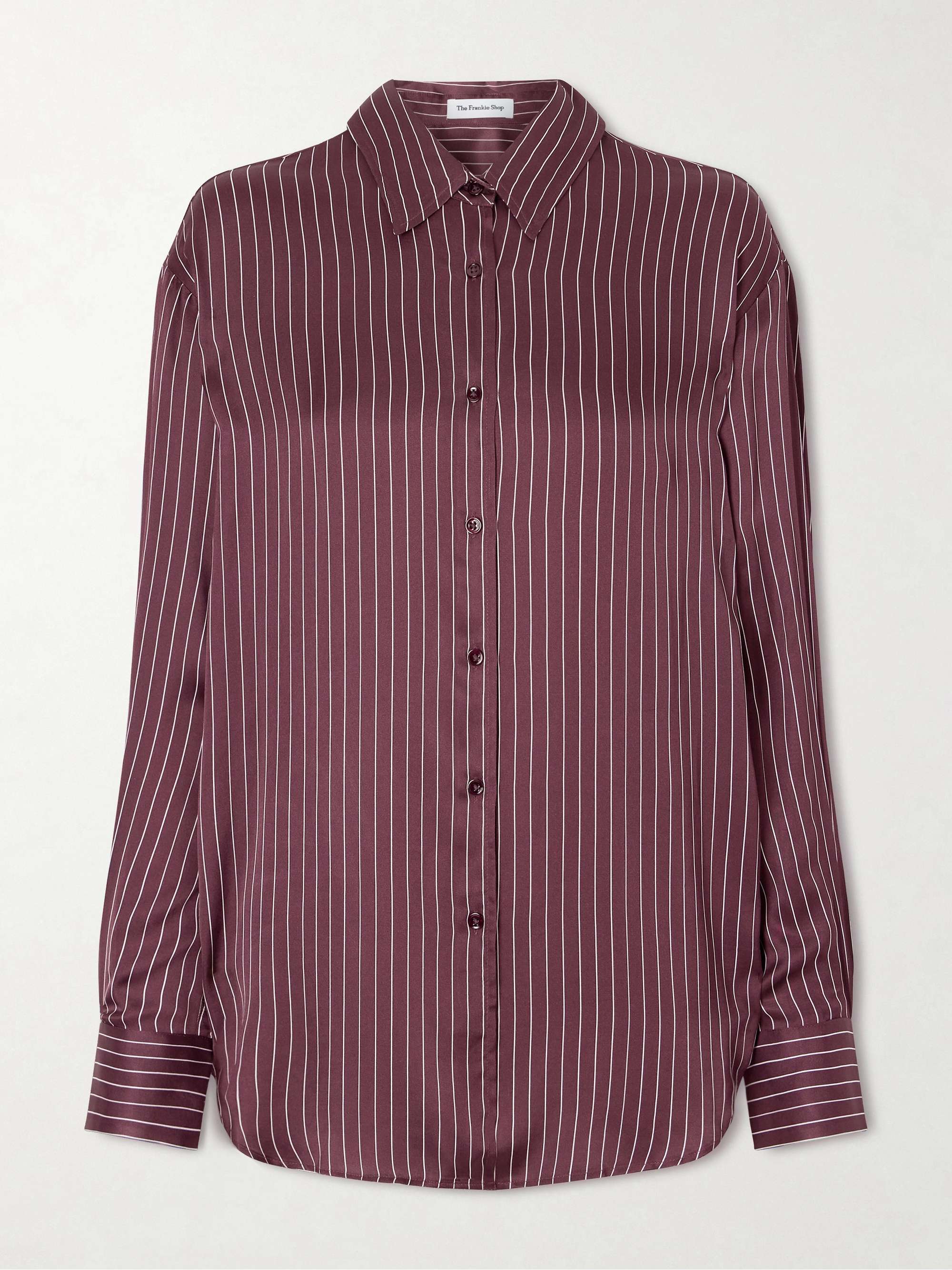 Peri Striped Satin Shirt